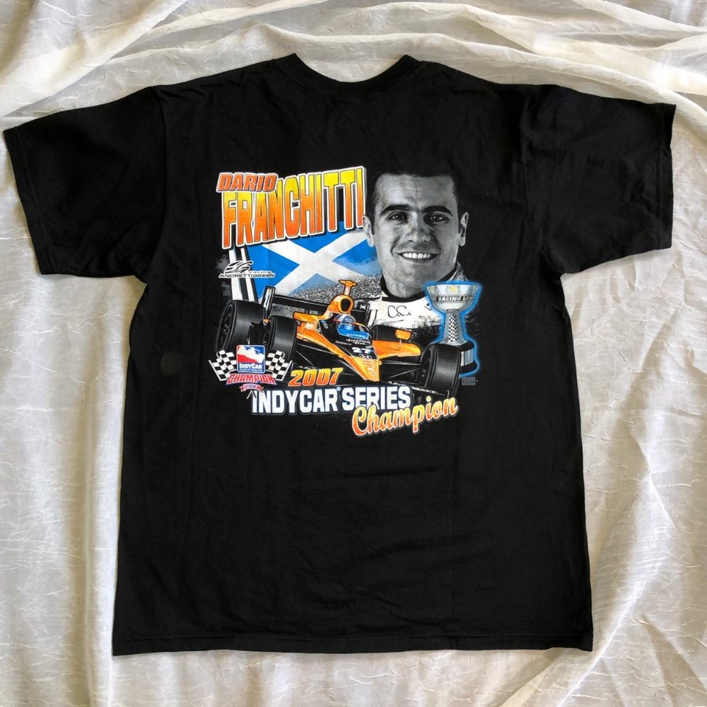 streetwear race car DARIO FRANCHITTI tshirt